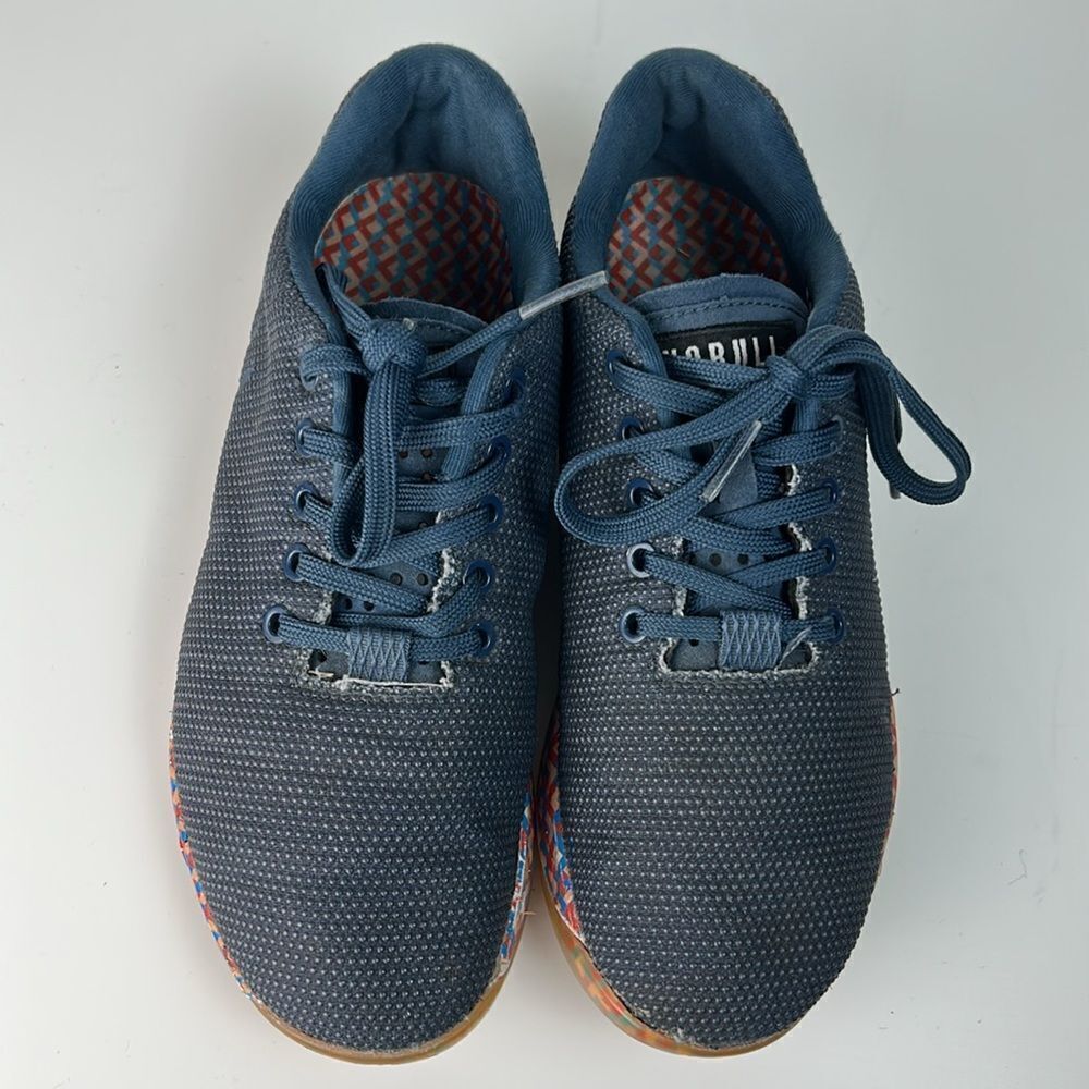 NOBULL SuperFabric Trainers NAVY PIXEL Gym CrossFit SNEAKERS Unisex W=9 M=7.5 - Picture 5 of 8